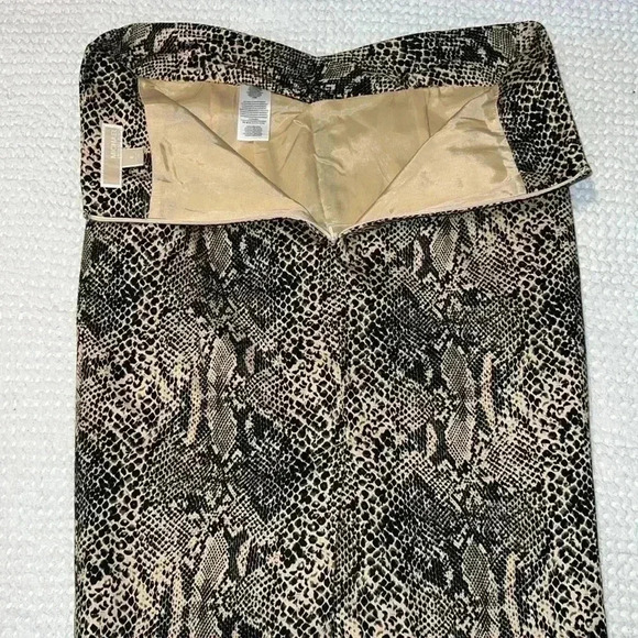 Michael Kors Snake Print Pencil Skirt A924 - Picture 4 of 6